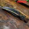 LeafEdge Damascus Folding Knife