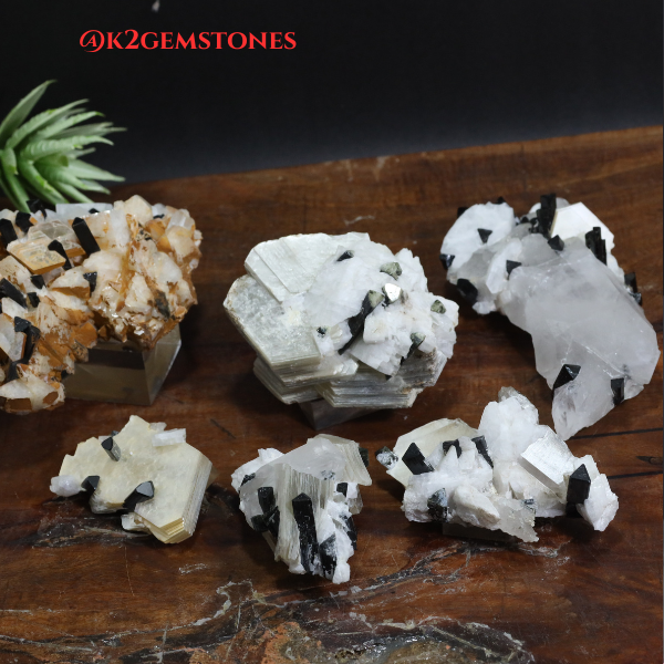 Schorl “Black Tourmaline” with MICA Specimens