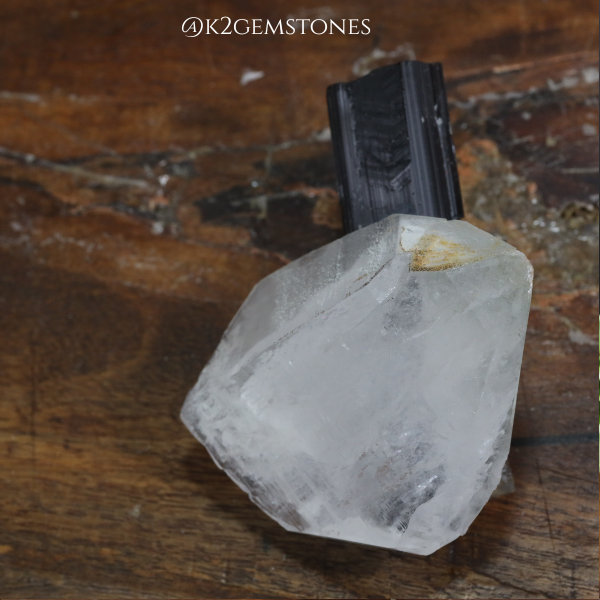 Schorl with Quartz Crystal Specimens