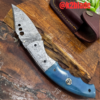BlueCraft Damascus Folding knife