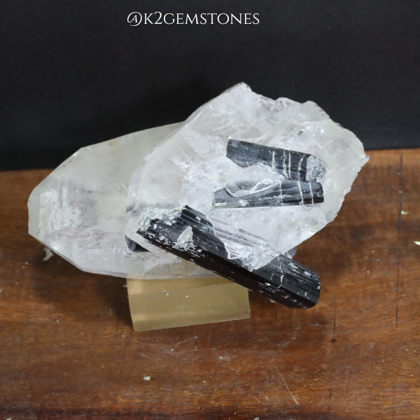 Schorl with Quartz Crystal Specimens