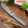Damascus Steel folding Knife
