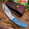 BlueCraft Damascus Folding knife