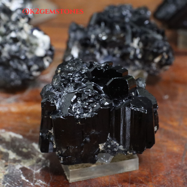 Schorl “Black Tourmaline” Crystals with MICA