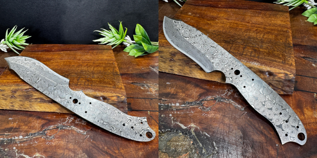 Damascus Steel Custom Design Knife