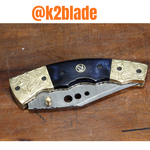 Damascus Steel Pocket Knife