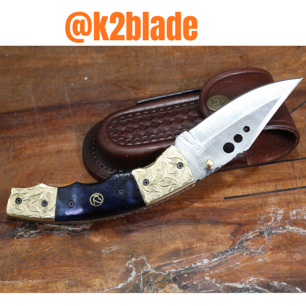 Damascus Steel Pocket Knife