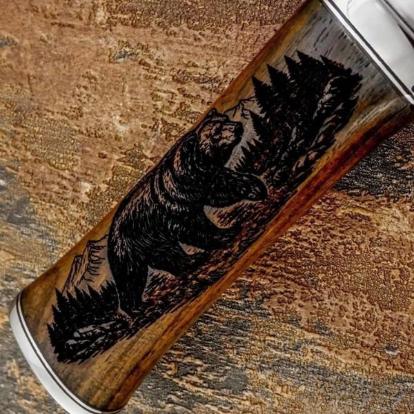 Bear and forest handle design
