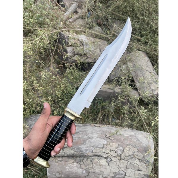 Wrapped grip long knife